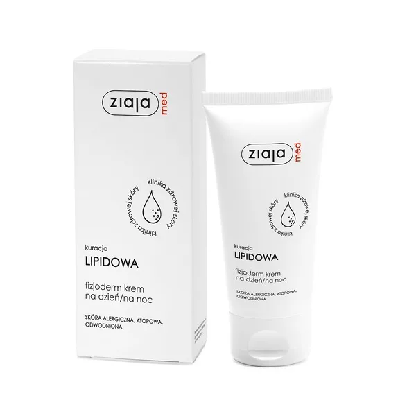 Ziaja Med Kuracja lipidowa, fizjoderm krem na dzień/na noc, 50ml