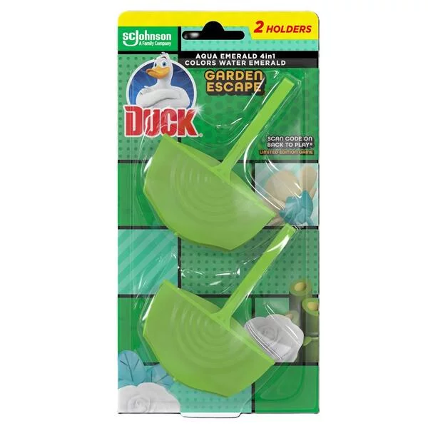 Duck Aqua Emerald 4in1 Garden Escape - podwójna zawieszka do toalet, 2szt.