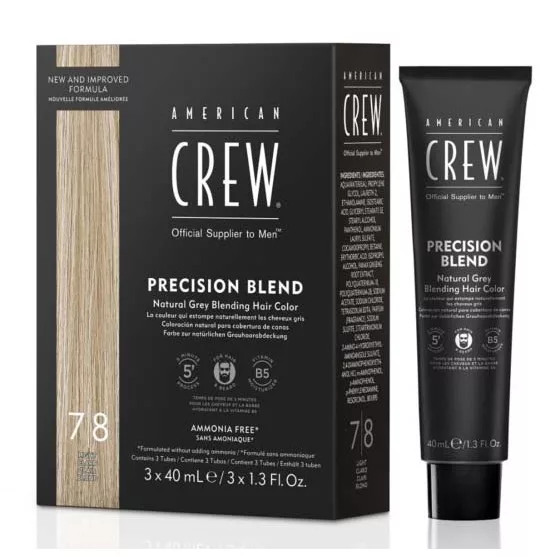 American Crew, Precision Blend, odsiwiacz dla mężczyzn, 7|8, jasny
