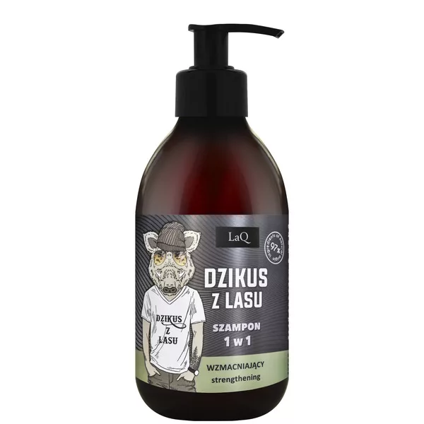 LaQ Dzikus z lasu, szampon wzmacniający 1w1 (edycja limitowana), 300ml