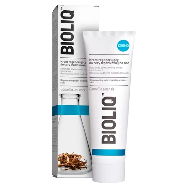 Bioliq Dermo krem regenerujący do cery trądzikowej na noc 50ml