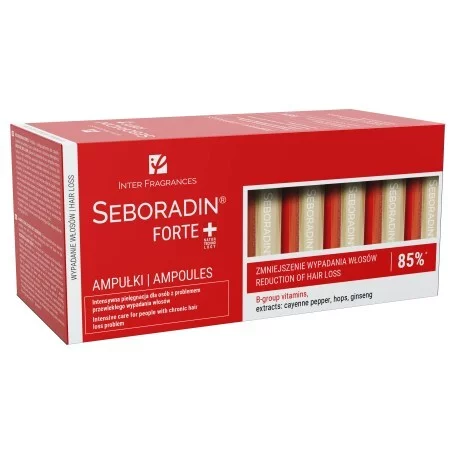 Seboradin Forte, ampułki przeciw wypadaniu włosów, 14x5,5ml