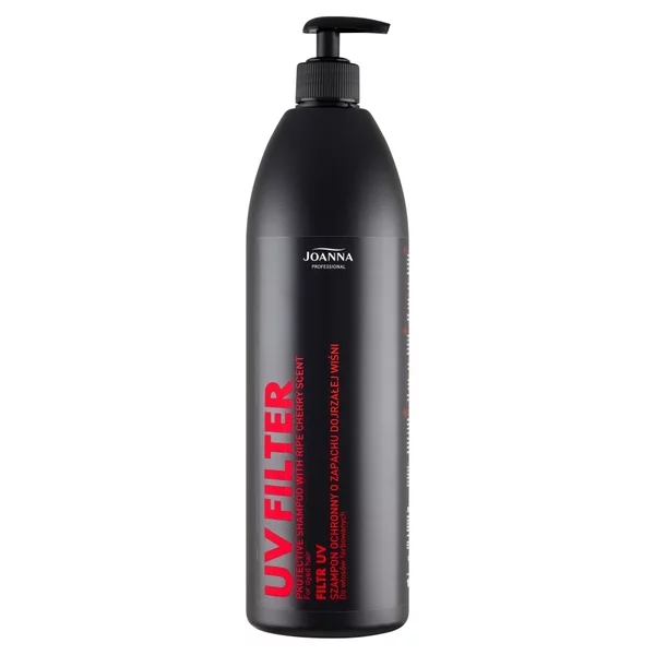 Joanna Professional Filtr UV Szampon ochronny o zapachu dojrzałej wiśni 1000 ml