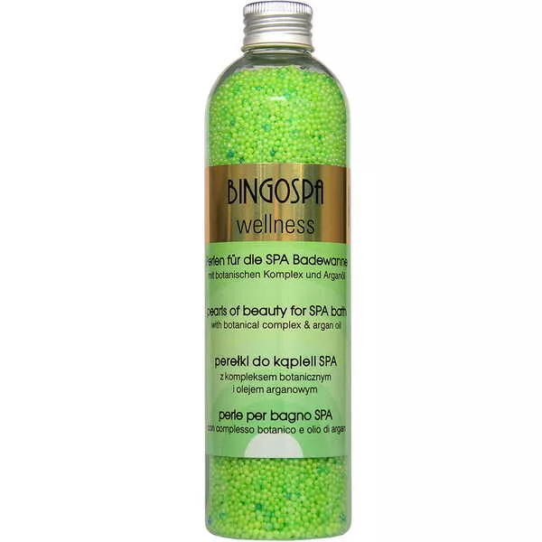 BingoSpa Perełki do kąpieli z komplekesem botanicznym i olejem arganowym 230g