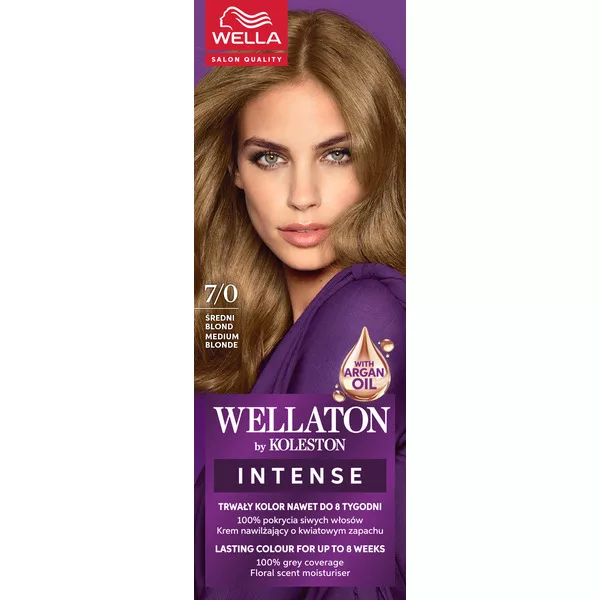Wella Wellaton by Koleston, farba do włosów, Średni Blond, 7/0, 100ml