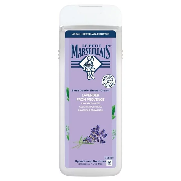 Le Petit Marseillais Kremowy żel pod prysznic Lawenda z Prowansji 400ml