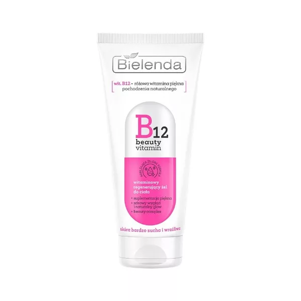 Bielenda B12 Beauty Vitamin, witaminowy regenerujący żel do ciała, 200ml