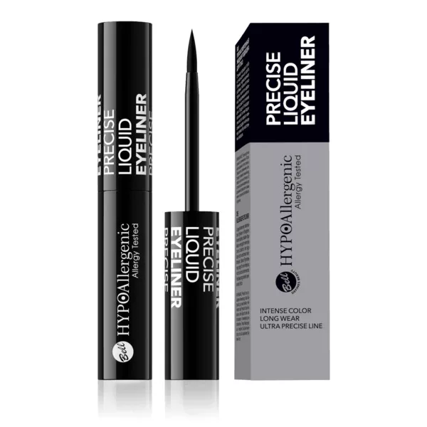 Bell HYPO Precise Liquid Eyeliner, konturówka do oczu w płynie, 01, 5g