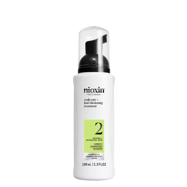 Nioxin System 2 serum bez spłukiwania do skóry głowy i włosów naturalnych, mocno przerzedzonych, 100ml