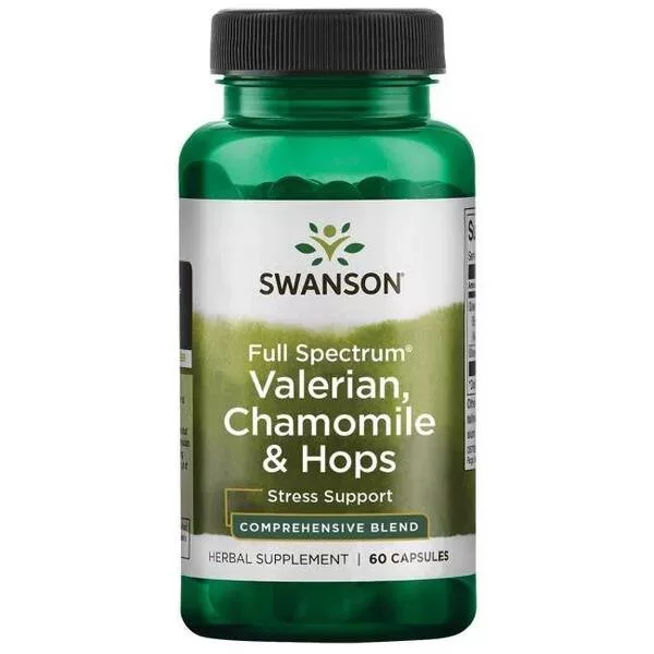 Swanson FS Waleriana Rumianek i Chmiel 60 kaps