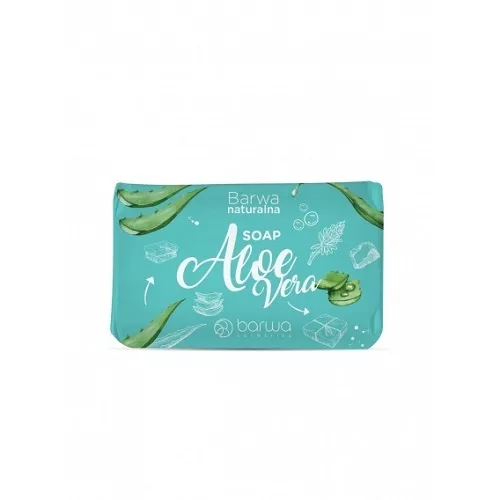 Barwa Naturalna Soap pielęgnacyjne mydło w kostce do rąk i ciała Aloe Vera 100g