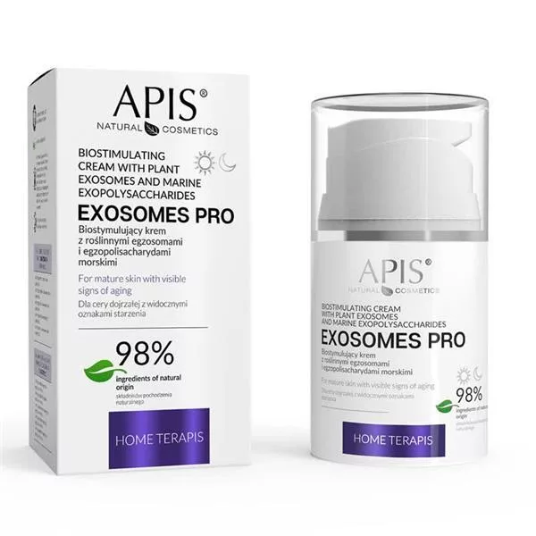 Apis Exosomes Pro Home Terapis, biostymulujący krem z roślinnymi egzosomami, 50ml