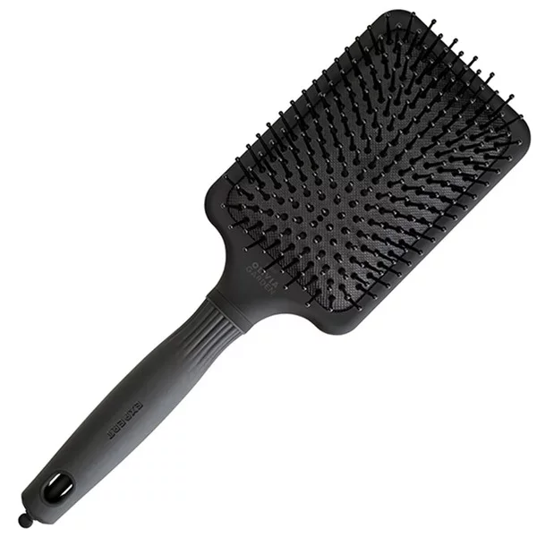 Olivia Garden Care Rectangular, szczotka do włosów L, Black Label