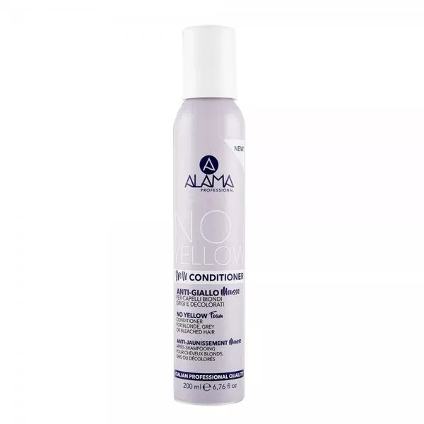 Alama No Yellow odżywka w piance do włosów blond przeciw żółtym odcieniom 200ml