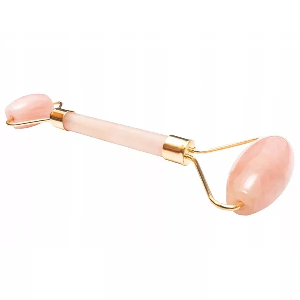Clavier Gua Sha Roller wałek do masażu twarzy wykonany z kwarcu różowego