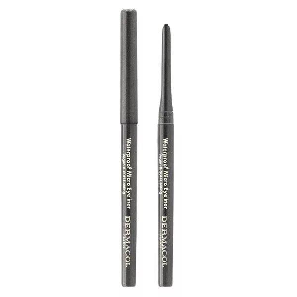 Dermacol Waterproof Micro wodoodporny eyeliner 04 Grey 0.35g