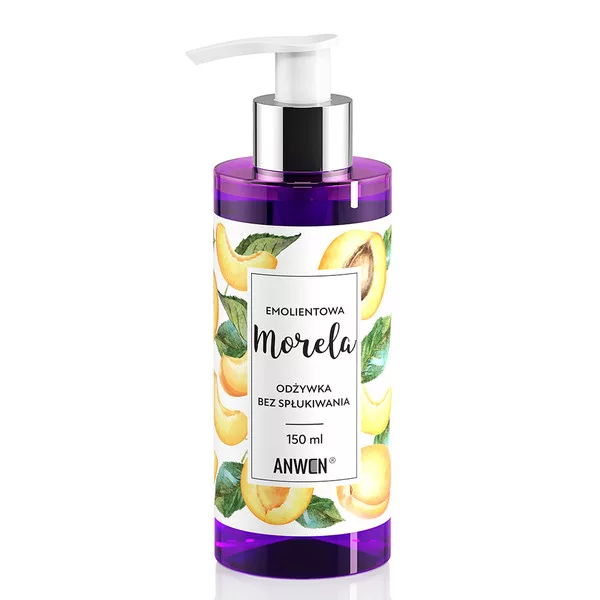 Anwen, wygładzająca odżywka bez spłukiwania, Emolientowa Morela, 150ml