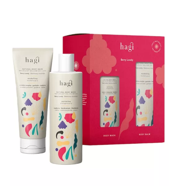 Hagi Berry Lovely zestaw żel do mycia ciała 300ml + balsam do ciała 200ml