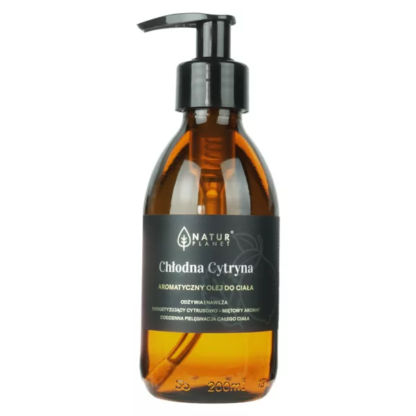 NaturPlanet, Chłodna cytryna, olejek do masażu, 200ml