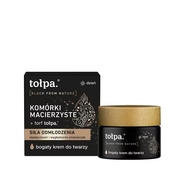 Tołpa Black, from nature bogaty krem do twarzy - dzień, 50ml