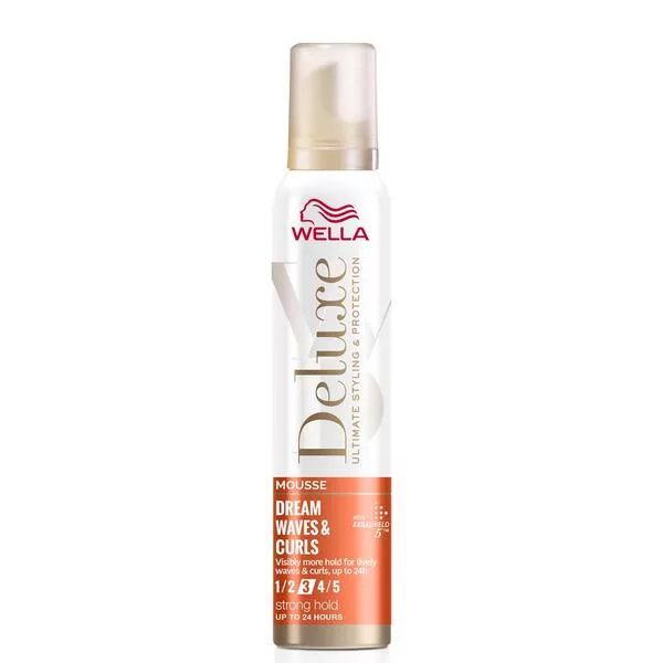 Wella Deluxe Dream Waves & Curls, Pianka do włosów kręconych i falowanych, 200ml