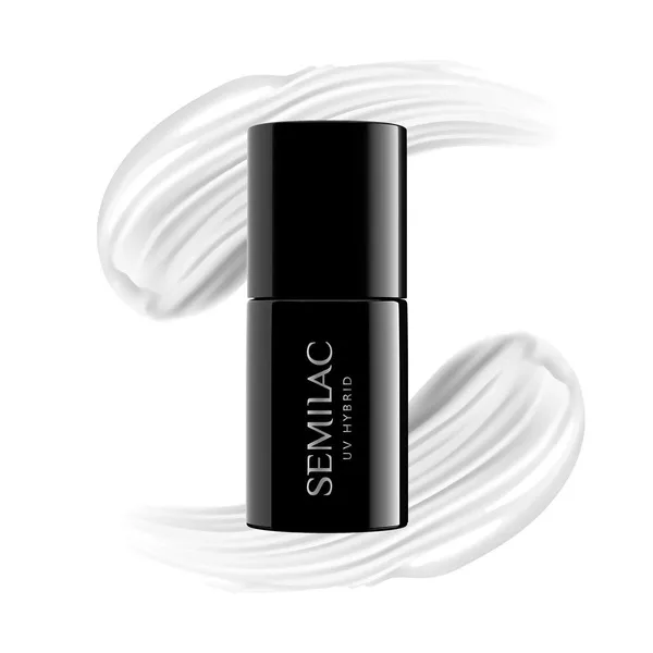 Semilac lakier hybrydowy 001 Strong White, 7ml