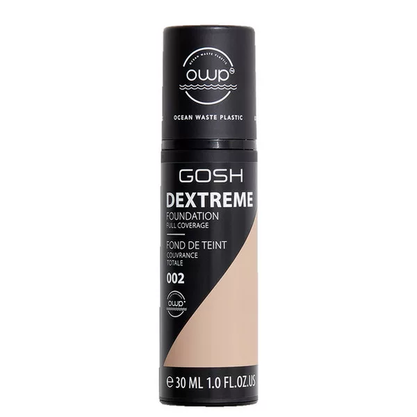Gosh Dextreme, podkład o pełnym kryciu, 002 Ivory, 30ml