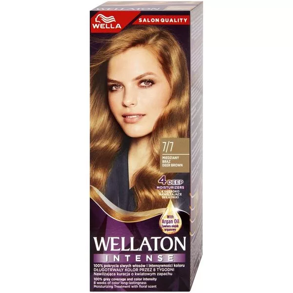 Wella Wellaton farba do włosów, 7/7 miedziany brąz