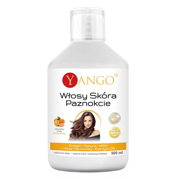 Yango Włosy Skóra Paznokcie suplement diety w płynie 500ml