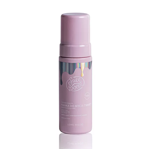 FaceBoom, oczyszczająca pianka do mycia twarzy, 150ml
