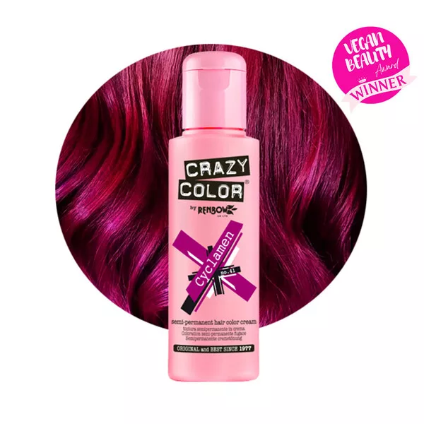 Crazy Color, toner odżywczy do włosów, Cyclamen - cyklamen, nr 41, 100ml
