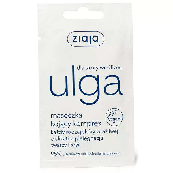 Ziaja Ulga, kojąca maska do twarzy, 7ml