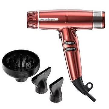 GA.MA IQ Perfetto Lite, super lekka suszarka (294g), czerwona, 1600W