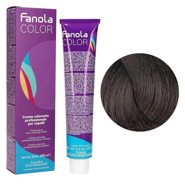 Fanola Color Cream, krem koloryzujący, 4.03, 100ml