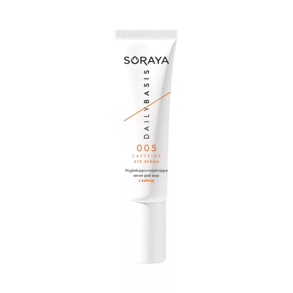 Soraya Daily basis, caffeine eye serum wygładzająco-rozjaśniające pod oczy, 15ml