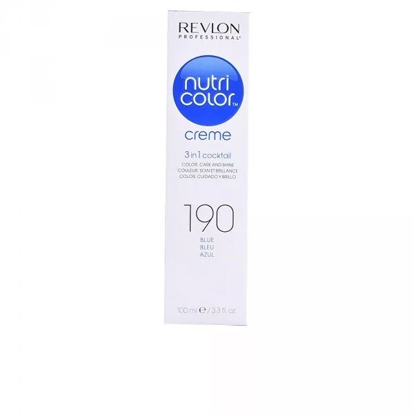 Revlon Nutri Color Creme, maska koloryzująca bez amoniaku, niebieski 190, 100ml