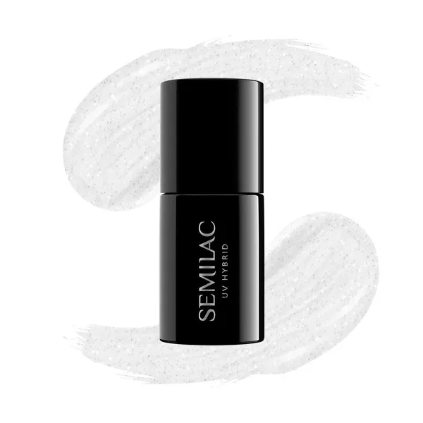 Semilac lakier hybrydowy 091 Glitter Milk, 7ml