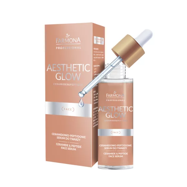 Farmona Professional Aesthetic Glow, ceramidowo-peptydowe serum do twarzy, 30ml
