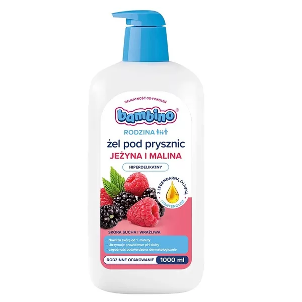 Bambino Rodzina żel pod prysznic Jeżyna i Malina 1000ml