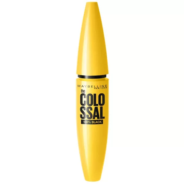 Maybelline New York Volume Express Colossal, tusz do rzęs 100% BLACK, 10.7ml