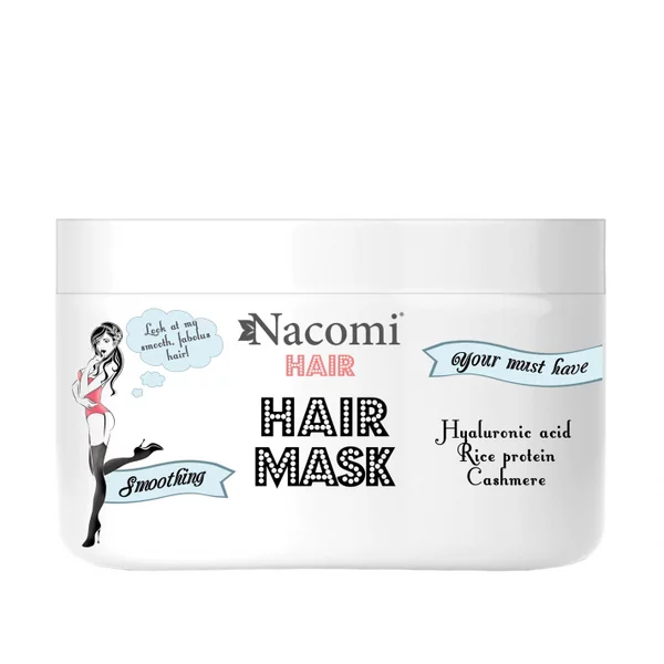 Nacomi, maska do włosów wygładzająco-nawilżająca, 200ml
