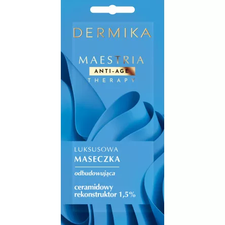 Dermika Maestria, luksusowa maseczka odbudowująca, ceramidowy rekonstruktor 1,5%, 7g