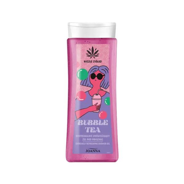 Joanna Niezłe Ziółko, żel pod prysznic bubble tea, ekstremalnie odświeżający, 300ml