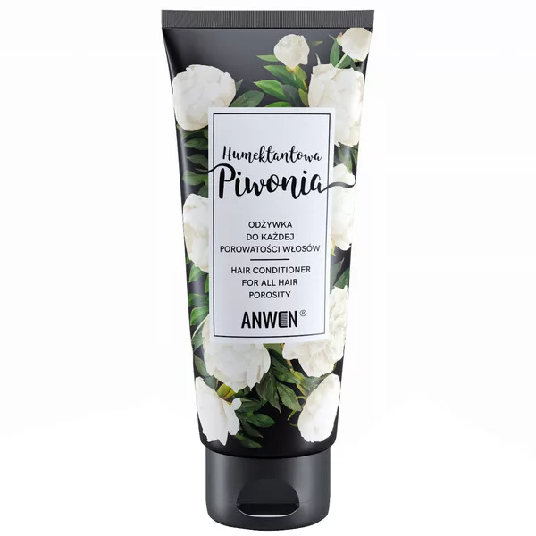 Anwen, odżywka do włosów o różnej porowatości, Humektantowa Piwonia, 200ml