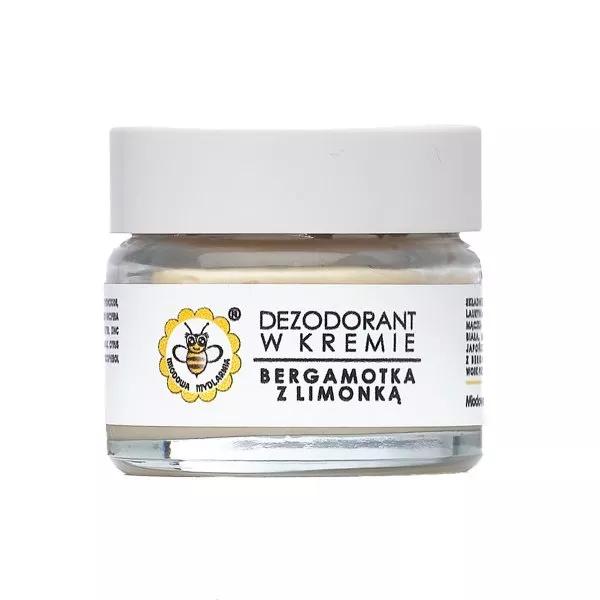 Miodowa Mydlarnia Mini dezodorant w kremie Bergamotka z Limonką 20g (U)