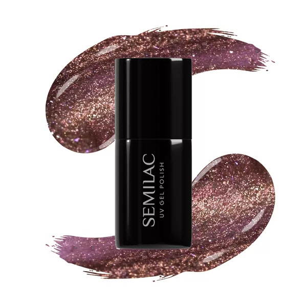 Semilac Galaxy Fresh, lakier hybrydowy Gel Polish, 823 Meta Rose, 7ml