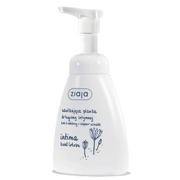 Ziaja Intima, normalizująca pianka do higieny intymnej, kwiat lotosu, 250ml
