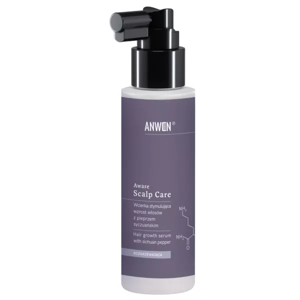 Anwen Aware Scalp Care, wcierka stymulujące wzrost włosów z pieprzem syczuańskim, 100ml