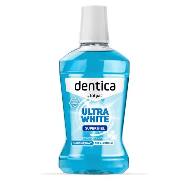 Tołpa Dentica, ultra white, płyn do higieny jamy ustnej, 500ml