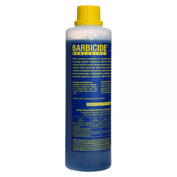Barbicide, koncentrat do dezynfekcji narzędzi i akcesoriów, 500ml